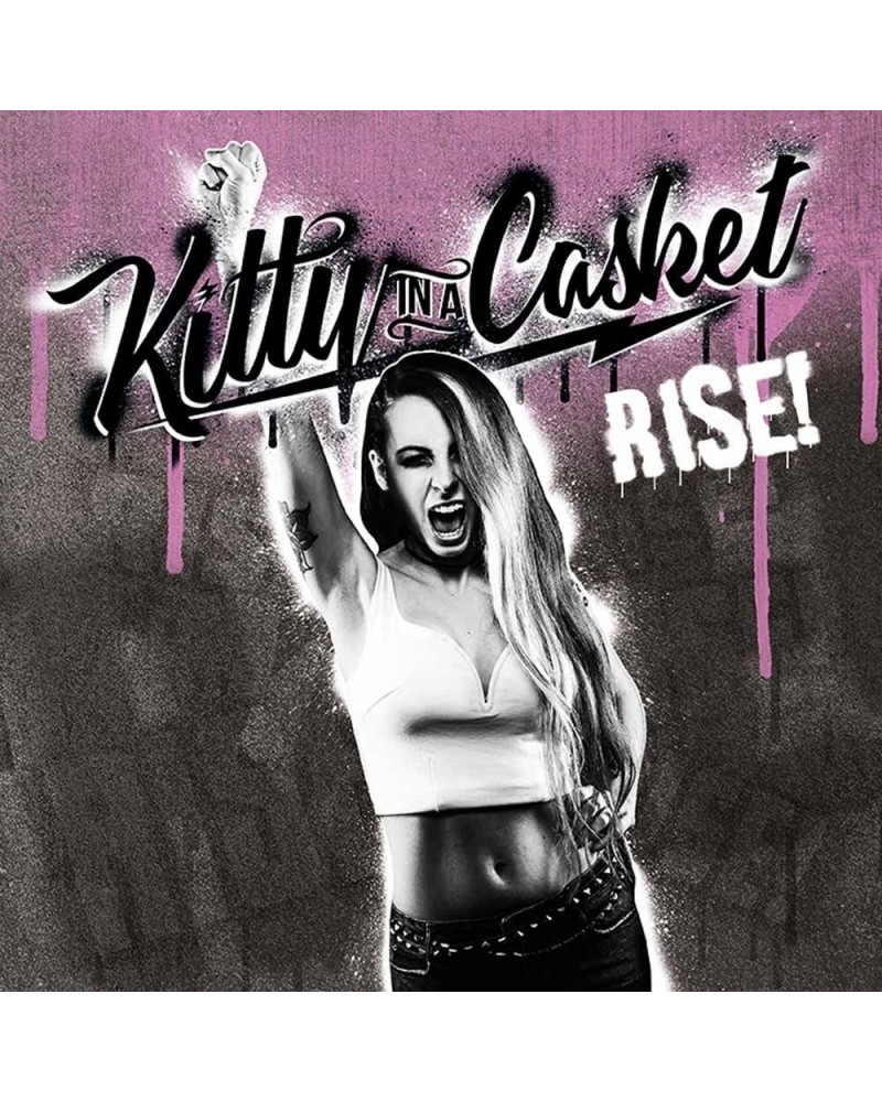 Kitty In A Casket LP - Rise (Pink Vinyl+Cd) $27.87 Vinyl