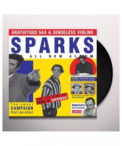 Sparks GRATUITOUS SAX & SENSELESS VIOLINS Vinyl Record $10.80 Vinyl