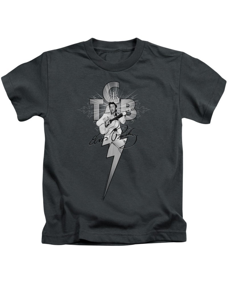 Elvis Presley Kids T Shirt | TCB ORNATE Kids Tee $4.62 Kids