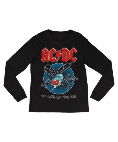 AC/DC Long Sleeve Shirt | 1985 Fly On The Wall Tour Shirt $14.98 Shirts