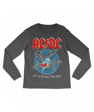 AC/DC Long Sleeve Shirt | 1985 Fly On The Wall Tour Shirt $14.98 Shirts