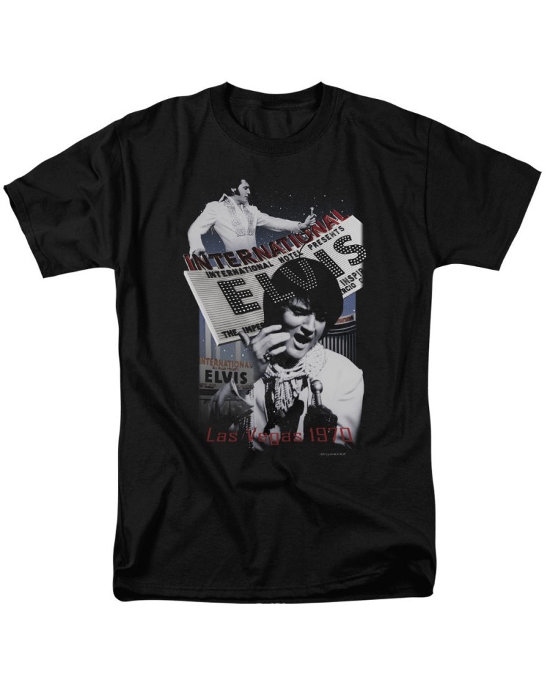 Elvis Presley Shirt | INTERNATIONAL HOTEL T Shirt $7.02 Shirts