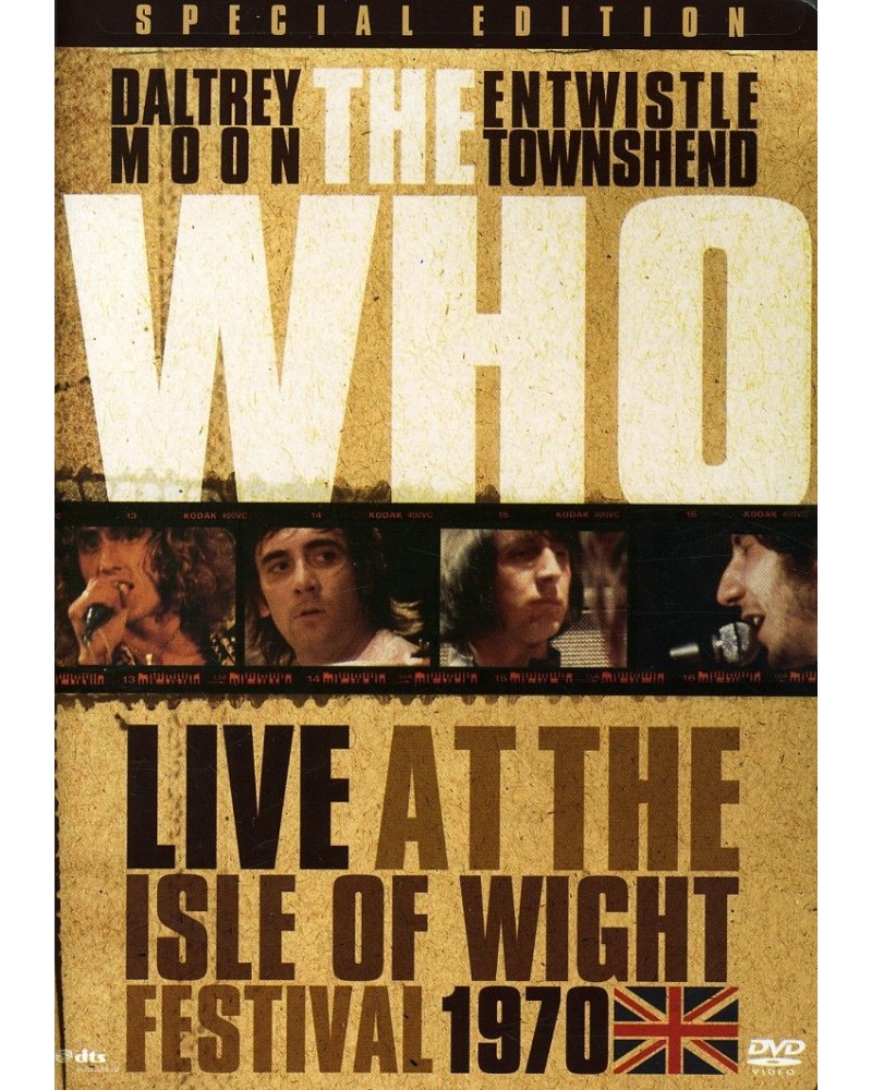 The Who LIVE AT THE ISLE OF WIGHT FESTIVAL 1970 DVD $6.56 Videos