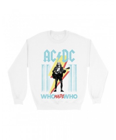 AC/DC Sweatshirt | Pastel Who Made Who Sweatshirt $10.49 Sweatshirts