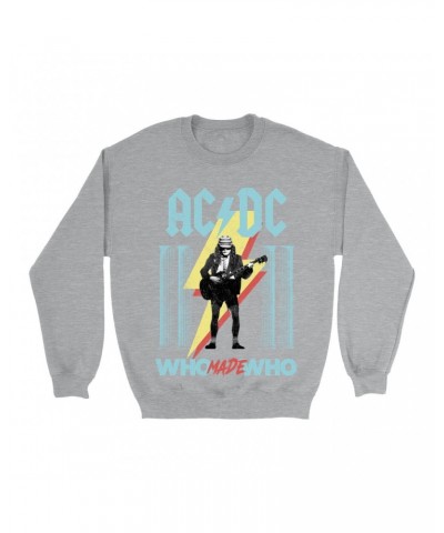 AC/DC Sweatshirt | Pastel Who Made Who Sweatshirt $10.49 Sweatshirts