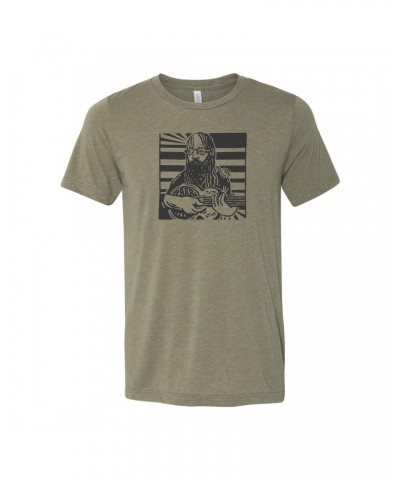 Charlie Parr Stamp Tee (Heather Olive) $9.80 Shirts