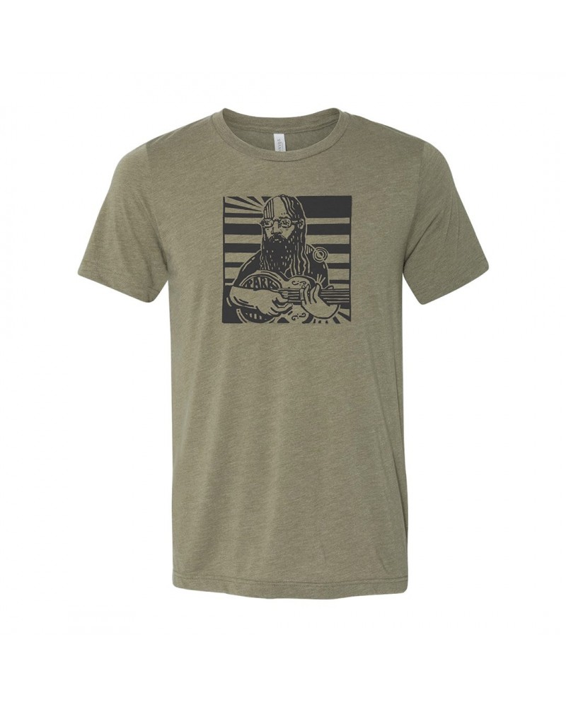 Charlie Parr Stamp Tee (Heather Olive) $9.80 Shirts