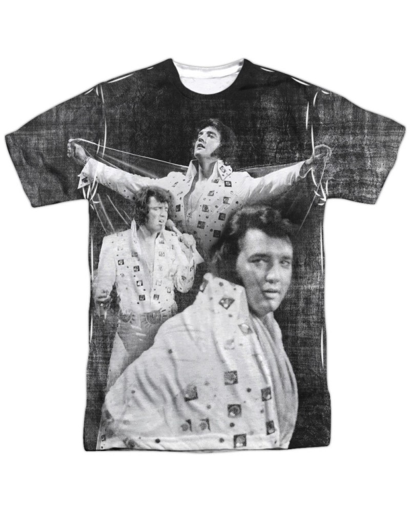 Elvis Presley Shirt | LEGENDARY PERFORMANCE (FRONT/BACK PRINT) Tee $11.50 Shirts