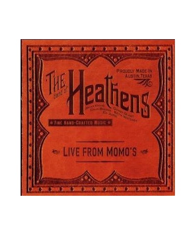 The Band Of Heathens Live At Momo's CD $5.55 CD